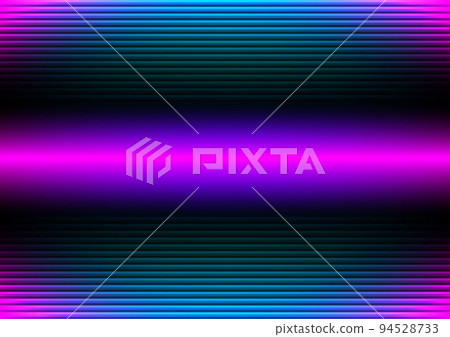 Abstract blue line background. neon light digital technology. vector art illustration 94528733