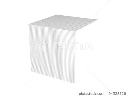 3d 渲染白色立方體 94528826