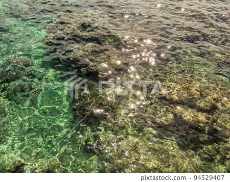 Emerald seabed background Emerald seabed background 94529407