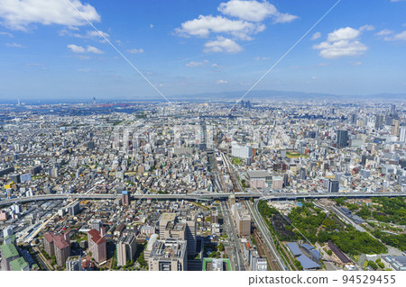 從阿倍野Harukas天文台看到的大阪市容 94529455