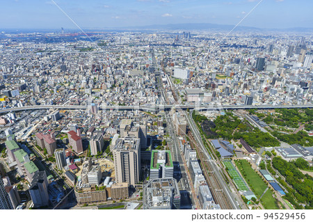 從阿倍野Harukas天文台看到的大阪市容 94529456