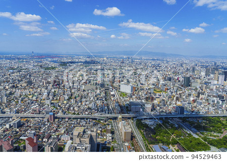 從阿倍野Harukas天文台看到的大阪市容 94529463