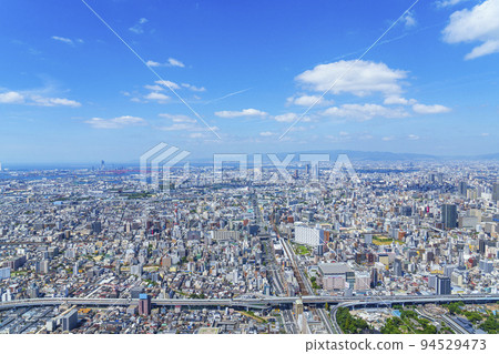 從阿倍野Harukas天文台看到的大阪市容 94529473