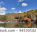 Lake Tateshina and clear sky 94530582