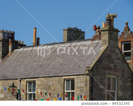The city of Lerwick and the shetland islands in scotland The city of Lerwick and the shetland islands in scotland 94532145