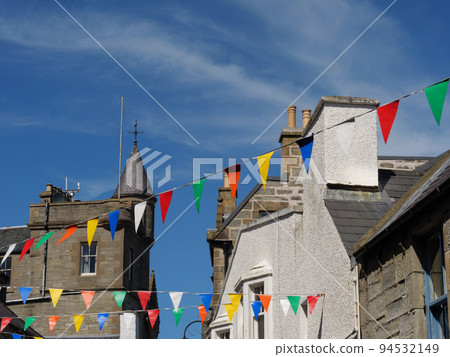 The city of Lerwick and the shetland islands in scotland The city of Lerwick and the shetland islands in scotland 94532149