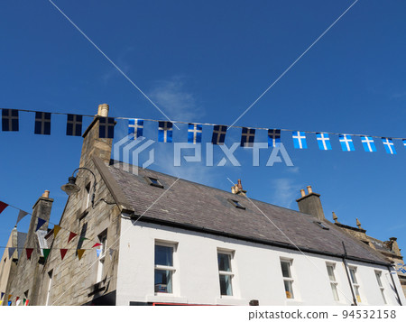 The city of Lerwick and the shetland islands in scotland The city of Lerwick and the shetland islands in scotland 94532158