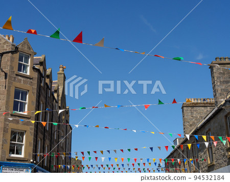 The city of Lerwick and the shetland islands in scotland 94532184