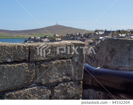 The city of Lerwick and the shetland islands in scotland The city of Lerwick and the shetland islands in scotland 94532204