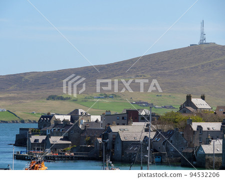The city of Lerwick and the shetland islands in scotland The city of Lerwick and the shetland islands in scotland 94532206