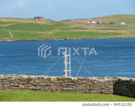 The city of Lerwick and the shetland islands in scotland 94532288
