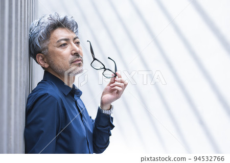 Thinking senior male 94532766