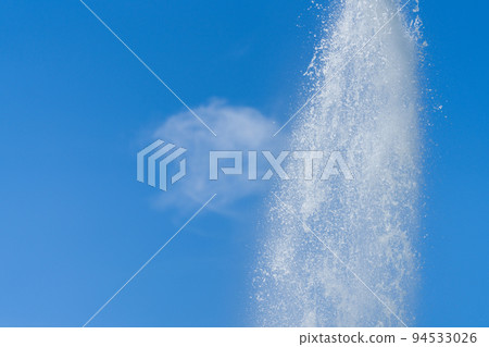 Blue sky and fountain Blue sky and fountain 94533026
