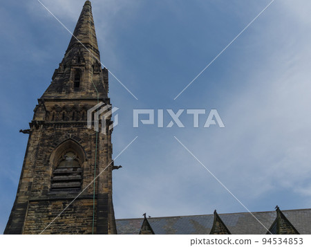 Newcastle upon tyne at the north sea in northern england 94534853