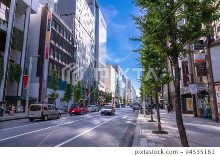 《Tokyo》Ginza townscape/main street 《Tokyo》Ginza townscape/main street 94535161