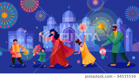 Happy Diwali Illustration Happy Diwali Illustration 94535539
