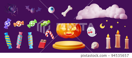 3d halloween set 94535657