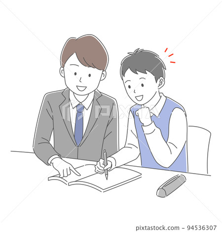 男老師教男學生學習 男老師教男學生學習 94536307