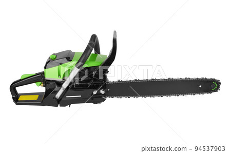 Chainsaw on white 94537903