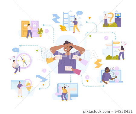 Future Career Search Flat Composition 94538431