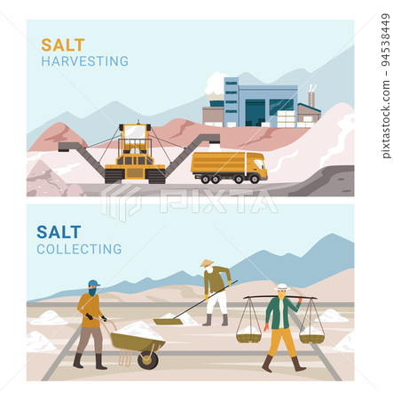 Salt Production Banners Salt Production Banners 94538449
