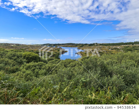 Lough Waskel by Burtonport, County Donegal, Ireland - Seen from the Railway walk Lough Waskel by Burtonport, County Donegal, Ireland - Seen from the Railway walk 94538634