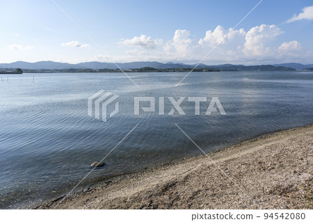 Panoramic view of Lake Hamana in summer Panoramic view of Lake Hamana in summer 94542080