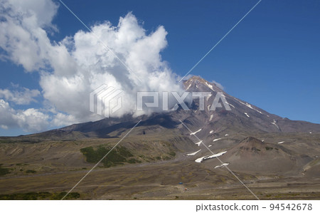 view from Koryaksky volcano top on Kamchatka Peninsula view from Koryaksky volcano top on Kamchatka Peninsula 94542678