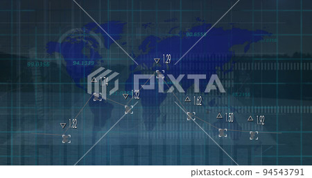 Image of data processing over 6g text 94543791