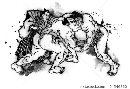 浮世繪相撲手 47 墨水版 94546860