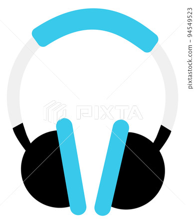 Headphones icon. Audio device. Earphones headset symbol Headphones icon. Audio device. Earphones headset symbol 94549523