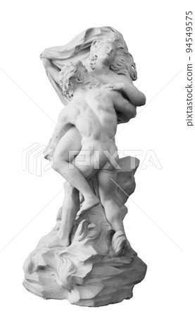 Ancient statue. The Abduction of Proserpina sculpture of Pierre Puget in the State Hermitage Museum. Masterpiece isolated photo with clipping path 94549575