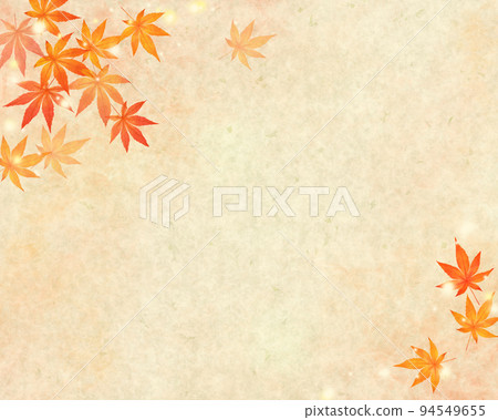 Beautiful maple light bright green Japanese paper wallpaper-autumn image background material frame Beautiful maple light bright green Japanese paper wallpaper-autumn image background material frame 94549655