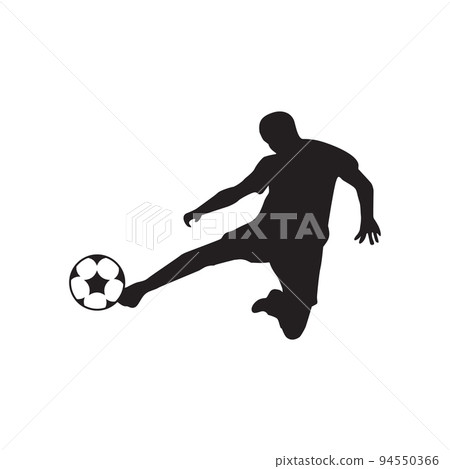 Football player character icon logo design Football player character icon logo design 94550366