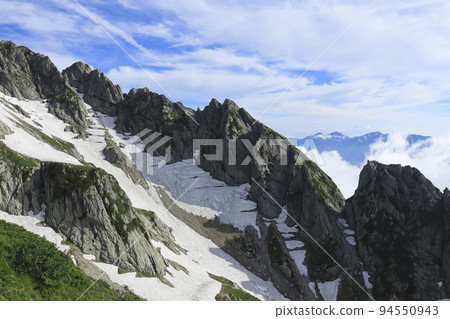 Mount Tsurugi Yatsumine rocky ridge 94550943