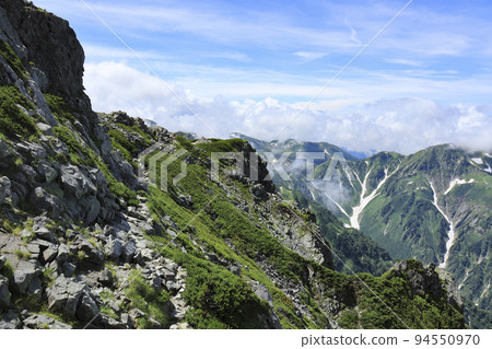 “搖滾大廳” 鶴木山，來自 Bessan Ridge 94550970