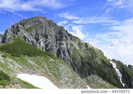 ``Rock Hall'' Mt. Tsurugi, from Bessan Ridge 94550971