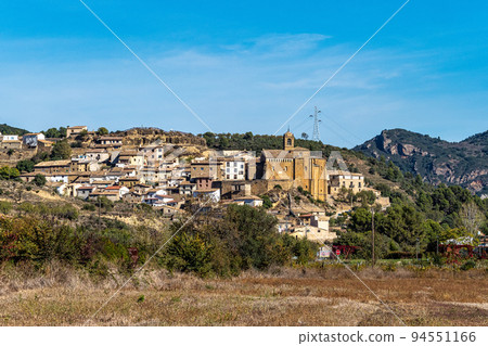View of the town of Murillo de Gallego in the province of Zaragoza. Spain 94551166