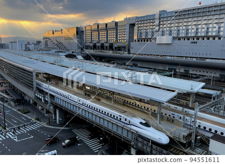 京都站八條口（新幹線口）黃昏 94551611