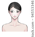Asian female Front view (color) 94553346
