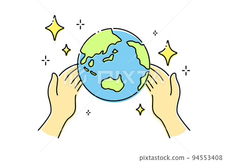 手和地球可持續發展目標 94553408