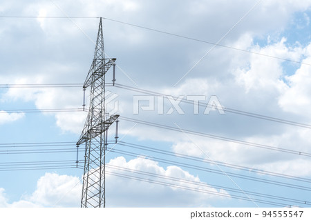 Electricity pylon for extensive free power transmission of high voltage Electricity pylon for extensive free power transmission of high voltage 94555547