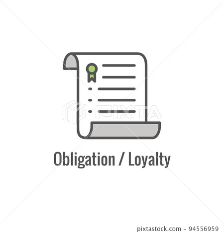 Core Values Showing Mission or Vision Icon 94556959