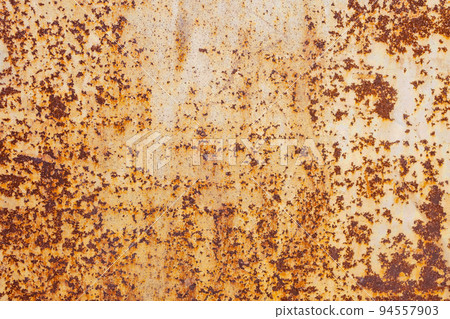 Rust texture as a metal plate background. Rust texture as a metal plate background. 94557903