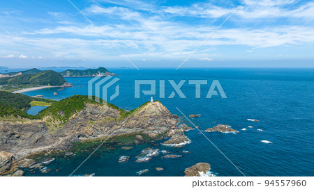 [Tokushima] Gamoda Cape [Drone aerial photography] 94557960