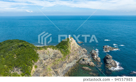 [Tokushima] Gamoda Cape [Drone aerial photography] 94557985