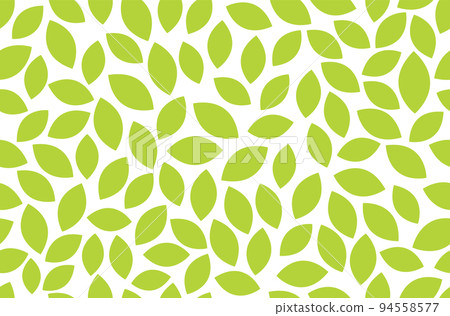 Leaf seamless pattern vector plant background. Nature flat leaf herb green soft vine pattern 94558577