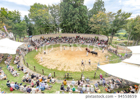 Yamakoshi Bullring Yamakoshi Bullfighting (Yamakoshi area, Nagaoka City) Yamakoshi Bullring Yamakoshi Bullfighting (Yamakoshi area, Nagaoka City) 94558659