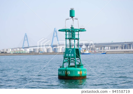 Buoy floating in the sea Buoy floating in the sea 94558719