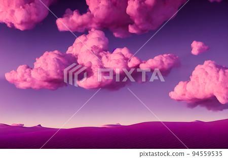 abstract background with pink purple clouds. 3d abstract background with pink purple clouds. 3d 94559535